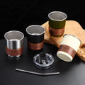 304 Stainless Steel Beer Cups Coffee Mug Outdoor Portable Camping Cup