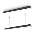 Easy Wiring 4ft 1200mm Aluminum Suspension 277V 40W LED Linear Light 5000K 4000K 3000K CCT Changeable for Office Shop Garage