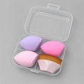 Face Beauty Makeup Tool 4 in 1 Magic Foundation Brush Makeup Sponge Set Foundation Powder Makeup Sponge Blender With Box