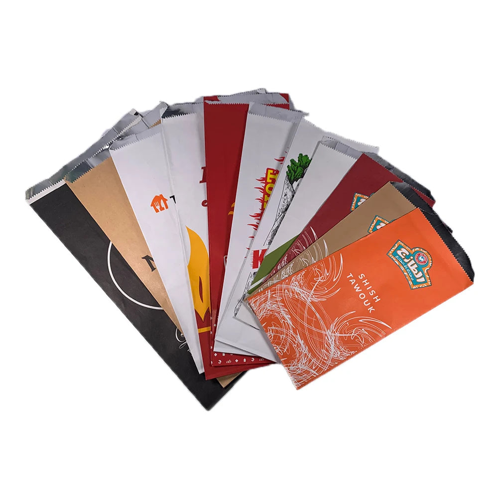Foil Kebab Bags Hamburger Meat Bags Foil Foot Long Hot Dog Bag