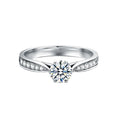 Fashion Real Solid 18K Gold Jewelry 14K Diamond Wedding Rings for Women Bridal Custom Couple Ring