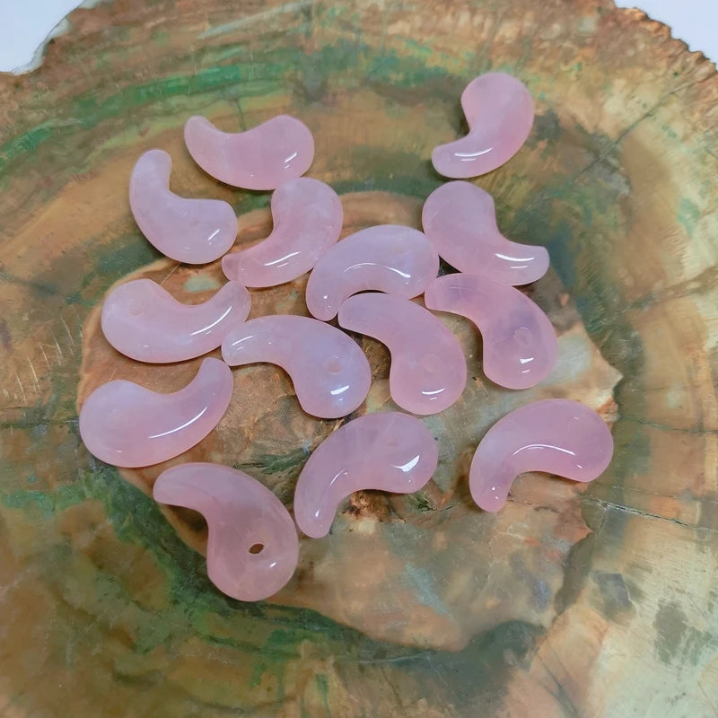 HZ Wholesale Price Collier Bracelet Rose Quartz Jade Magatama