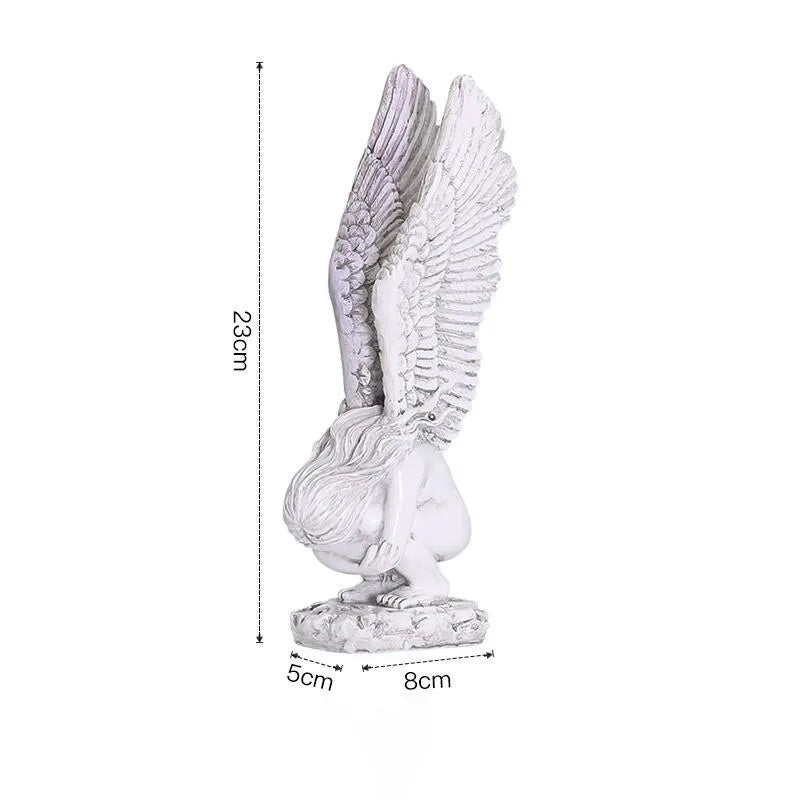 HUIYING for  Angel Statue Resin Crafts-Remembrance and Redemption Sculpture