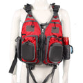 Detachable Adult Fishing  Life Jacket Fishing Life Vest With Water Bottle Bag