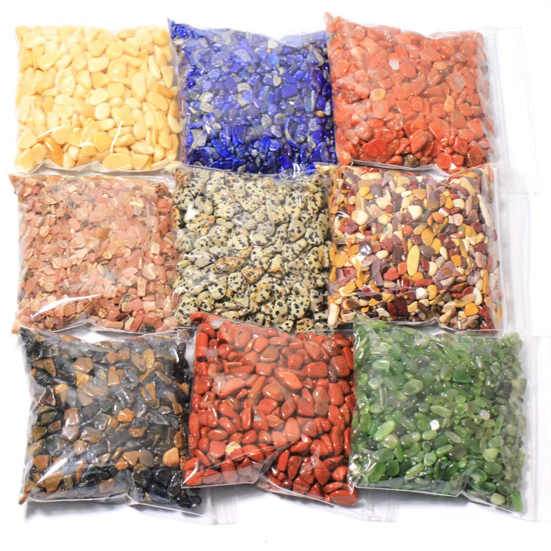 Wholesales Natural Amethyst Chips Healing Stone Rutilated Chips Gravels for Fengshui Decoration