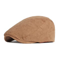 Simple Plain Cotton Corduroy Baker Boy Cap Warm Newsboy Ivy Hat for Men Casual Beret for Party