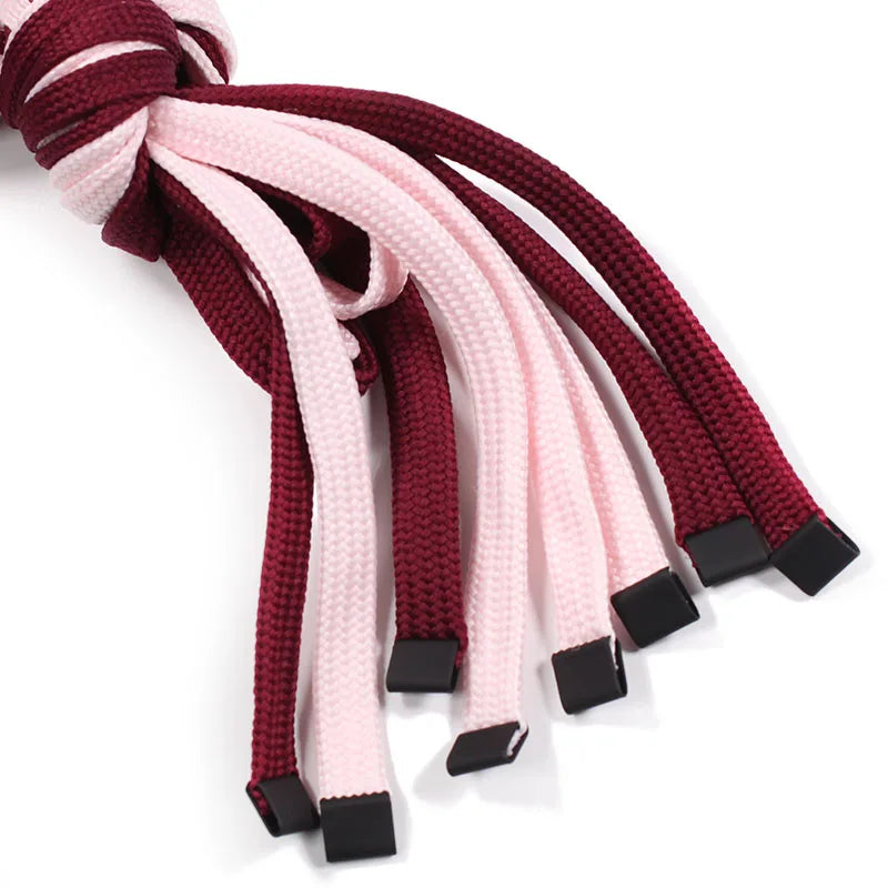 Hot Selling Polyester Flat Drawstring Cords With Metal Ends Drawcord for Garments