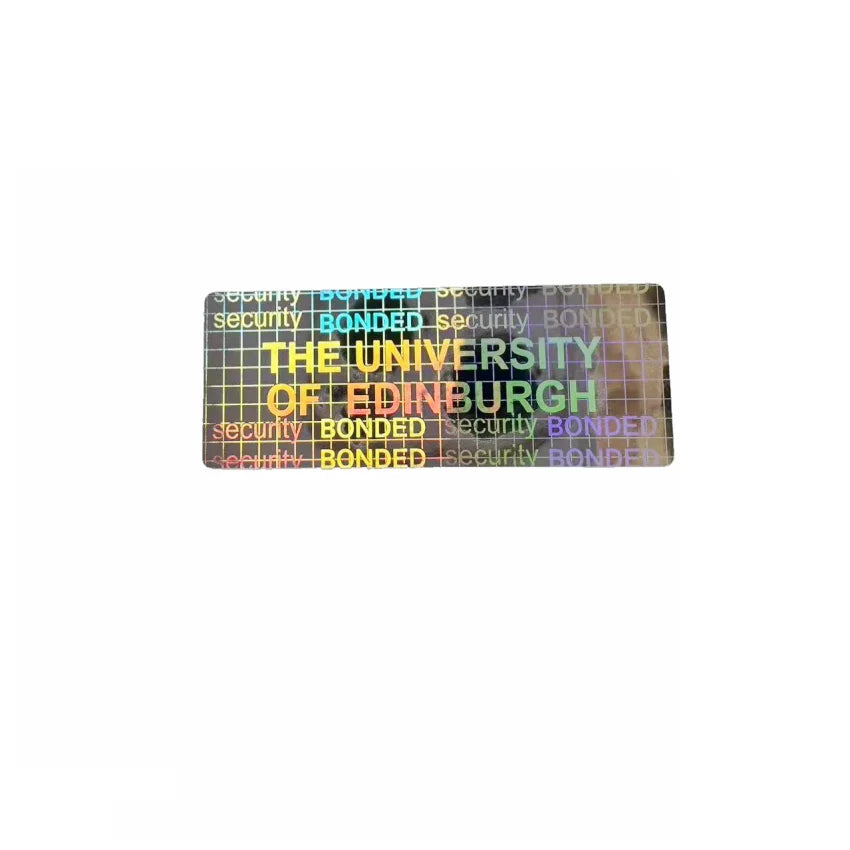 Authenticity Anti-faked 3D Print Round Golden Silver Security Hologram Sticker Holographic Label