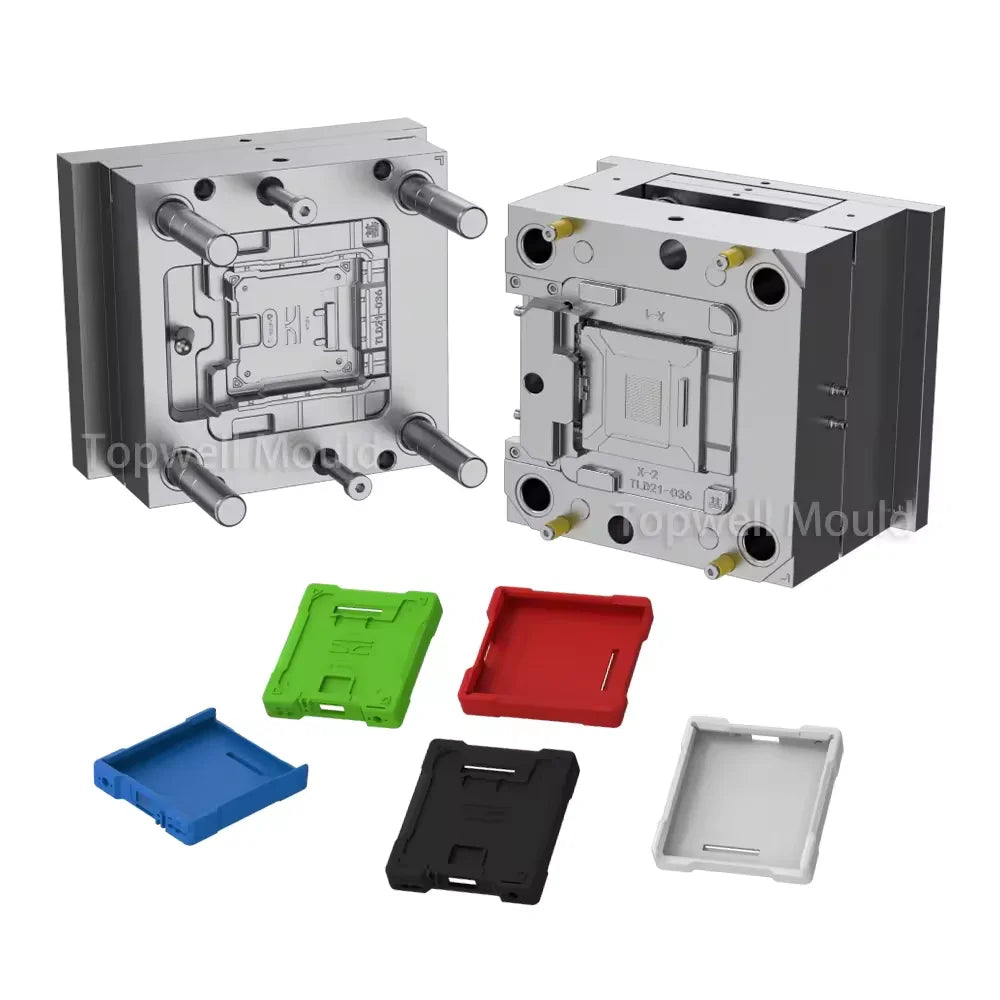 Custom TOPWELL Brand Nylon Injection Mold for Plastic Electronic Parts-Single/Multi Cavity 200000-1000000 Shots Mold Life
