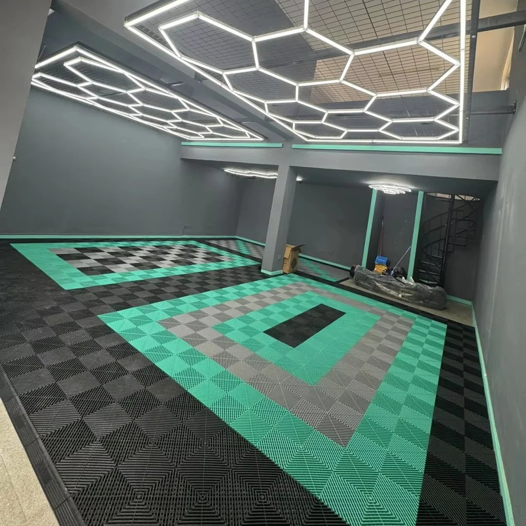New Products Easy to Install PP Interlocking Garage Floor Plastic Floor Grating for Private Garage
