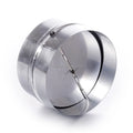 Extractor Fan Non Return Valve / Metal Back Draught Shutter / Dryer Damper for Extractor Fans Ducting