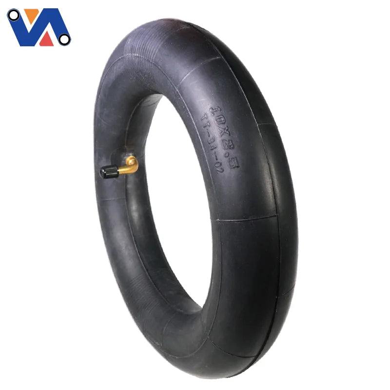 New Image 10X2.50 Inner Tube 10x2.5 Innertube With Bent 90 Degree Valve Zero10X KuGoo M4 90 Degree Scooter 10 Inch Inner Tube