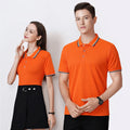 Flip Collar T-shirt Printed Advertisement Cultural Shirt Enterprise Workwear Embroidered Custom logo Polo Shirt