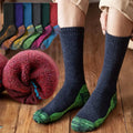 Crew Cashmere Merino Wool Socks Thick Warm Eco-Friendly Casual Sports Ski Hiking Thermal Mens Athletic Winter
