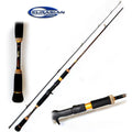 2.10m 10-30g MH Fast Action Carbon Spinning or Casting Fishing Rod Ceramics Gold Ring Guide Handle with Hard EVA+ruber Cork MegaBDM