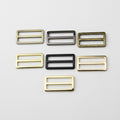 Zinc Alloy Metal Slider Tri-glide Adjust Buckle Clip for Handbag Accessories