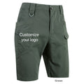 Formal Outdoor Cargo Shorts Summer Training Woven Embroidered Waterproof Breathable Polyester Cotton Men's