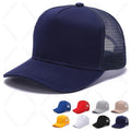 Gorras Cotton Blank 5 Panel Embroidery Patch Custom Logo Mesh Foam Trucker Hats Caps