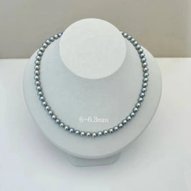 Customized DIY Color Round Pearl Necklace Artificial Pearl Necklace