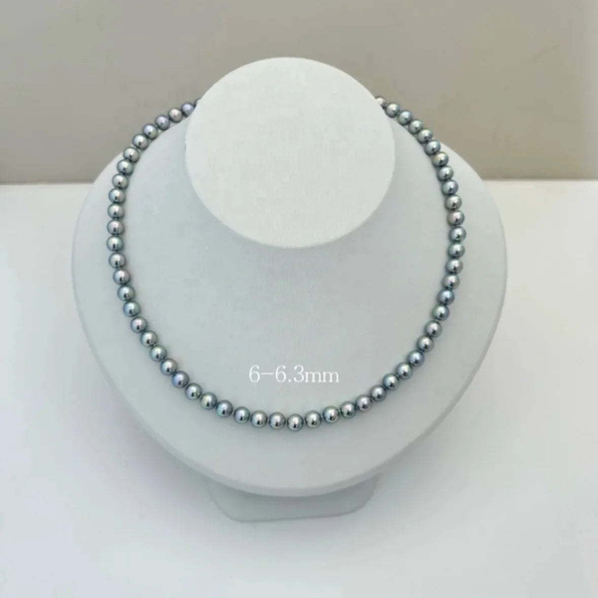 Customized DIY Color Round Pearl Necklace Artificial Pearl Necklace