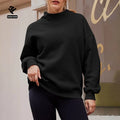 F5185 Womens Oversized Sweatshirts Hoodies Fleece Crewneck Sweaters Casual Tops Comfy Spring Fashion Outfits Womens Tops