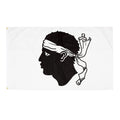 Drapeau Corse Flag Promotional Product 3x5ft 100%polyester Double Sided Digital Printing Custom French France Corsica Flag