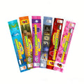 Wholesale Candy Gummy Rope Sachet 3 Side Seal Smell Proof Zipper Custom Printed Food Packaging Mylar Bag