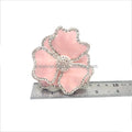 Hot Sale Restaurant Home Table Decoration Crystal Rhinestone Napkin Rings Alloy Enamel Craft Flower Napkin Rings
