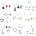 Fine S925 Jewelry Set 925 Sterling Silverring Earring Necklace Gold Plated Zircon Wedding Jewelry Display Sets for Women