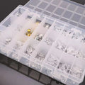 Eyeglasses Accessory Silicone Nose Set 24 Case Different PVC Screw Nose Pad