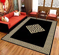 New Design Printed Carpet Best Quality Luxury Modern Style Living Room Non-slip Chenille Printing Rug
