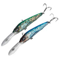 Noeby 180mm Big Trolling Wobbler Fishing Lure Minnow Floating Swimbait Hard Bait With Bibs for Saltwater Bass GT Tuna