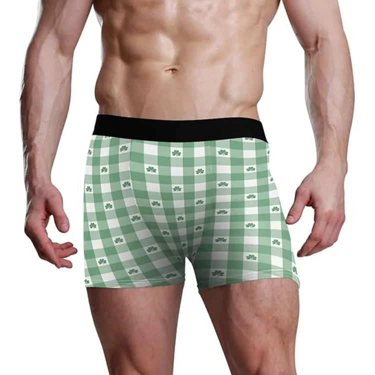 Men Boxer Boxershorts Standard Size ODM/OEM Support Customized Printing Logo Men's Underwear Cotton Bamboo Modal Polyester