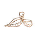 New Fashion Women's Hair Claw Clip Metal Back Alloy Bath Headdress Custom Made for Ponytail Hair Accessories for Girls