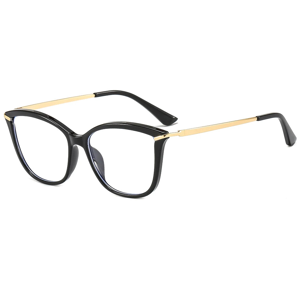 Hot Sale Fashion Retro Cat Eye Blue Light Blocking Glasses Optical Frame TR90 Anti-Blue Light Glasses