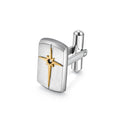 Alin Customized  Setting CZ   316L Stainless Steel Cufflinks Findings  for Men Fine Jewelry for Men