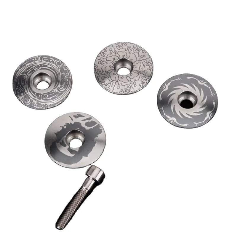 Factory Wholesale MTB Grave Road Bike Gr5 M6 Titanium Stem Cap Bolt