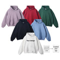 High Quality Custom Embroidery Puff Printing Hoodie for Men Thick Fleece Oversized Blank Men's Hoodies & Sweatshirts