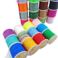 100Meters Nylon Cord 0.4mm Rope Bracelet Braided String DIY Nylon Thread Jade Cord Bracelets Macrame Line