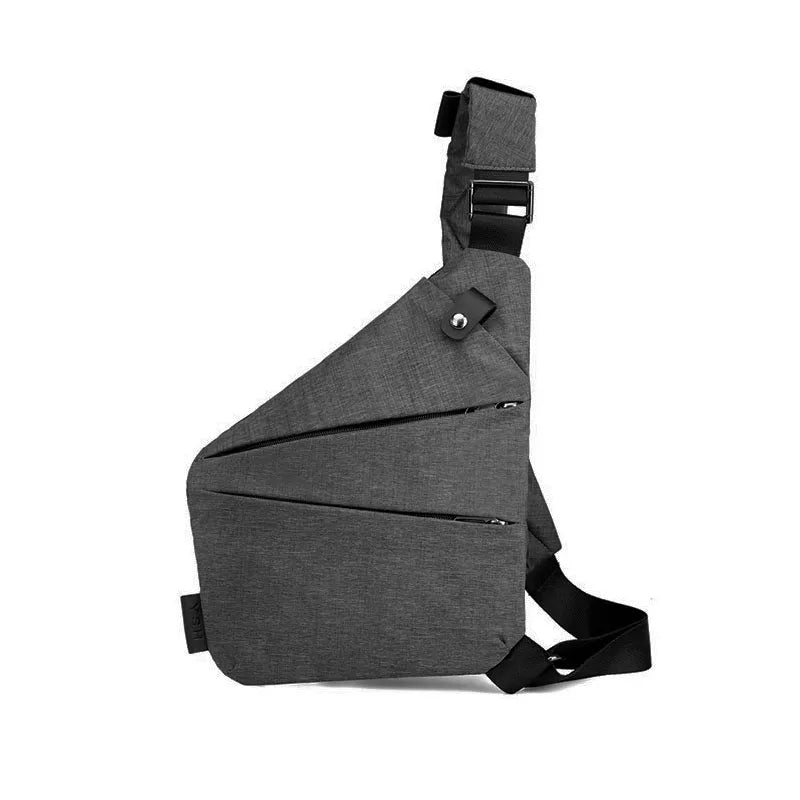 Men's Vintage Fashion Lightweight Waterproof Antitheft Multifunctional Crossbody Sling Shoulder Bag Polyester Bicycle Sport