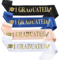 Gold Stamping Etiquette Belt Graduation Party Ceremony 10cm Size Photo Booth Props Numerical Shape Party Accessories Accessory