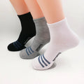 Youki Men's Mid-Calf Length Sport Sock Comfortable Breathable Knitted Plaid Pattern High Ankle for Spring Summer