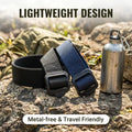 Manufacturers Sell Outdoor Sports Nylon Belt Men's Lightweight Plastic Buckle Strong Durable Cheap Canvas Belt