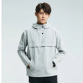 Sportive Exercise Mens Activewear Thick Long Sleeve T Shirt Men Stand Collar Long Sleeve Athletic Hoodie