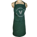 Custom Black Polyester Cotton Cooking Kitchen Apron Long Bib 2 Pockets Water Resistant Logo Printed Adjustable Kitchen