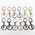 Stainless Steel Silver-Plated Lobster Claw Clasps Keychain with Die Cutting Printing Hook and Flat Split Ring Clip