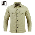 Liu Ming New Year 2025 Spring Autumn Fashion Men Casual Long Sleeve Plus Size 5XL Tops Cargo Shirts