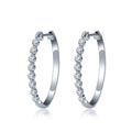 Messi Gems Customized  Fashion Design 14K Gold Lab Grown Diamond Hoop Earrings