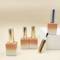 5ml 7ml 10ml Gold Color Cap Square Shape Empty Nail Polish Bottle Custom Made Unique Gel Varnish Vintage Nail Polish Bottles