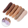 Wholesale Bendable Silicone False Hand Model Silicone Realistic Training Tool Nail Practice Finger With Joints
